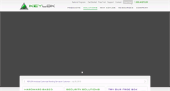 Desktop Screenshot of keylok.com